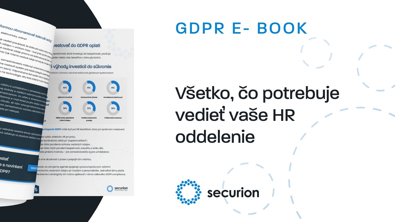 GDPR E-book: Všetko, čo potrebuje vedieť vaše HR oddelenie